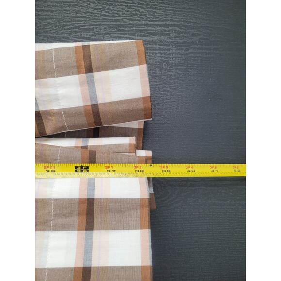 NWT Maeve Pleated A-Line Plaid Maxi Skirt Size 2 Brown Preppy Academia Twee - Picture 9 of 10